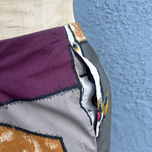 Designer Marni Skirt Cotton Abstract Funky Print Knee Length Clothing - Picture 8 of 11